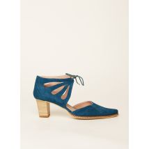 DORKING - Sandales/Nu pieds bleu en cuir - Femme - Taille 40 - Modz