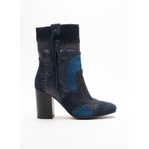 MAM'ZELLE - Bottines/Boots bleu en cuir - Femme - Taille 41 - Modz