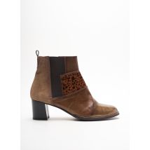 HISPANITAS - Bottines/Boots marron en cuir pour femme - Taille 40 - Modz