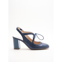 HISPANITAS - Sandales/Nu pieds bleu en cuir pour femme - Taille 36 - Modz