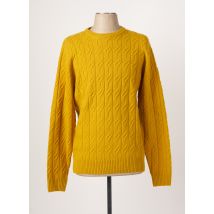 LA SQUADRA - Pull jaune en laine - Homme - Taille XXL - Modz