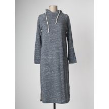 PAN - Robe mi-longue gris en coton pour femme - Taille 34 - Modz