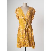 JAASE - Robe courte jaune en viscose - Femme - Taille 40 - Modz