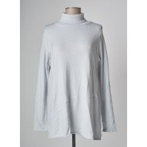 MUS & BOMBON - Pull col roulé bleu en viscose - Femme - Taille 40 - Modz