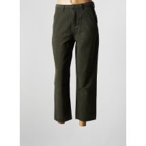LUK AP - Pantalon 7/8 vert en coton - Femme - Taille 36 - Modz