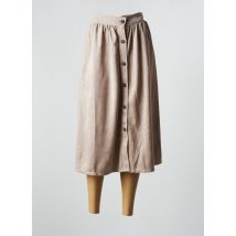 THE KORNER - Jupe longue beige en polyester pour femme - Taille 36 - Modz