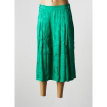 LA PETITE FRANCAISE - Jupe mi-longue vert en viscose - Femme - Taille 40 - Modz