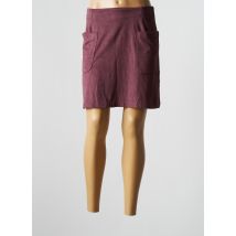 MADE IN SENS - Jupe courte violet en polyester - Femme - Taille 40 - Modz