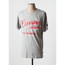 CHEVIGNON - T-shirt gris en coton pour homme - Taille XL - Modz