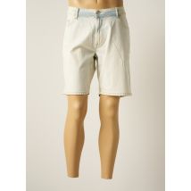 SIX VALVES - Bermuda blanc en coton - Homme - Taille W36 - Modz