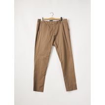 DAN JOHN - Pantalon chino marron en coton - Homme - Taille 50 - Modz