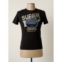 ENERGIE - T-shirt noir en coton - Femme - Taille 36 - Modz
