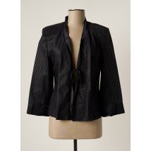 LYSA KARA - Veste casual noir en coton - Femme - Taille 40 - Modz