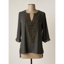 QUINZE HEURES TRENTE - Blouse vert en polyester - Femme - Taille 38 - Modz