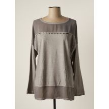 BETTY BARCLAY - Top gris en coton - Femme - Taille 36 - Modz