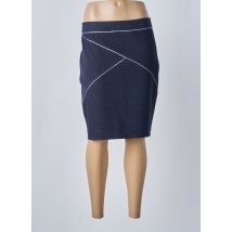 JULIE GUERLANDE - Jupe mi-longue bleu en polyester - Femme - Taille 40 - Modz