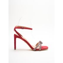LOLA CRUZ - Sandales/Nu pieds rouge en cuir - Femme - Taille 40 - Modz
