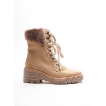 REGARDE LE CIEL - Bottines/Boots beige en cuir - Femme - Taille 37 - Modz