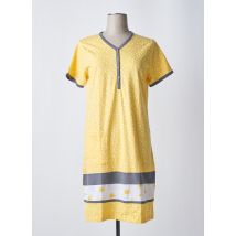 ROSE POMME - Chemise de nuit jaune en coton pour femme - Taille 44 - Modz
