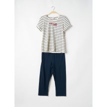ROSE POMME - Pyjama bleu en coton - Femme - Taille 38 - Modz