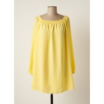 GUESS - Robe courte jaune en polyester - Femme - Taille 40 - Modz