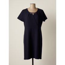 PAUSE CAFE - Robe mi-longue bleu en polyester - Femme - Taille 40 - Modz