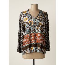 LE PETIT BAIGNEUR - Blouse marron en viscose - Femme - Taille 38 - Modz