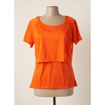 SPORT BY STOOKER - T-shirt orange en polyester pour femme - Taille 46 - Modz