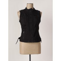 RAW-7 - Veste casual noir en coton - Femme - Taille 36 - Modz