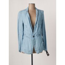 G STAR - Blazer bleu en lyocell - Femme - Taille 34 - Modz