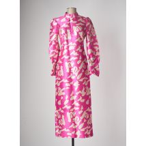 LAAGAM - Robe longue rose en polyester - Femme - Taille 34 - Modz