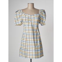 LAAGAM - Robe courte bleu en coton - Femme - Taille 34 - Modz