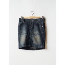 G STAR - Jupe courte bleu en coton - Femme - Taille W27 - Modz