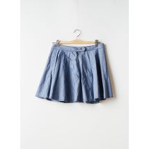 G STAR - Jupe courte bleu en coton - Femme - Taille W27 - Modz