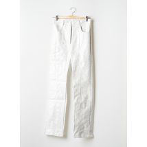 LAAGAM - Pantalon droit gris en polyester - Femme - Taille 36 - Modz