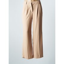 ORAIJE - Pantalon droit marron en polyester - Femme - Taille 40 - Modz