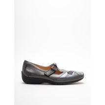 LUXAT - Sandales/Nu pieds gris en cuir pour femme - Taille 38 - Modz