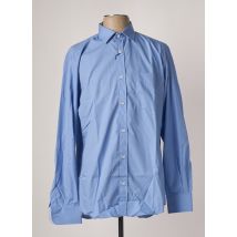 BELLONI - Chemise manches longues bleu en coton - Homme - Taille S - Modz