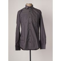 BELLONI - Chemise manches longues gris en coton - Homme - Taille S - Modz