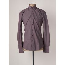 R2 AMSTERDAM - Chemise manches longues violet en coton - Homme - Taille S - Modz