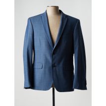 SAINT HILAIRE - Veste chic bleu en laine - Homme - Taille 4XL - Modz