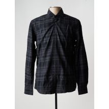 DO REGO & NOVOA - Chemise manches longues noir en coton - Homme - Taille L - Modz