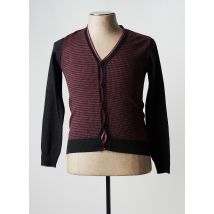 MASSIMO BONI - Gilet manches longues rouge en merinos - Homme - Taille 4XL - Modz