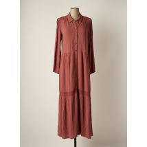 INDI & COLD - Robe longue marron en viscose - Femme - Taille 38 - Modz