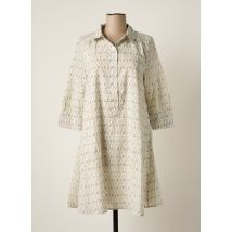 MAISON ANJE - Robe courte bleu en coton - Femme - Taille 36 - Modz