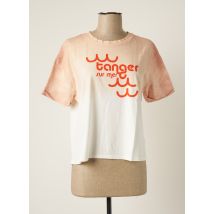 TINSELS - T-shirt orange en coton - Femme - Taille 36 - Modz