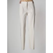 WEINBERG - Pantalon droit beige en coton - Femme - Taille 50 - Modz