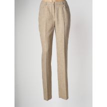PAUPORTÉ - Pantalon slim marron en polyester - Femme - Taille 38 - Modz