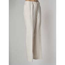 WEINBERG - Pantalon droit beige en polyester - Femme - Taille 50 - Modz