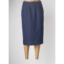 PAUPORTÉ - Jupe mi-longue bleu en polyester - Femme - Taille 38 - Modz